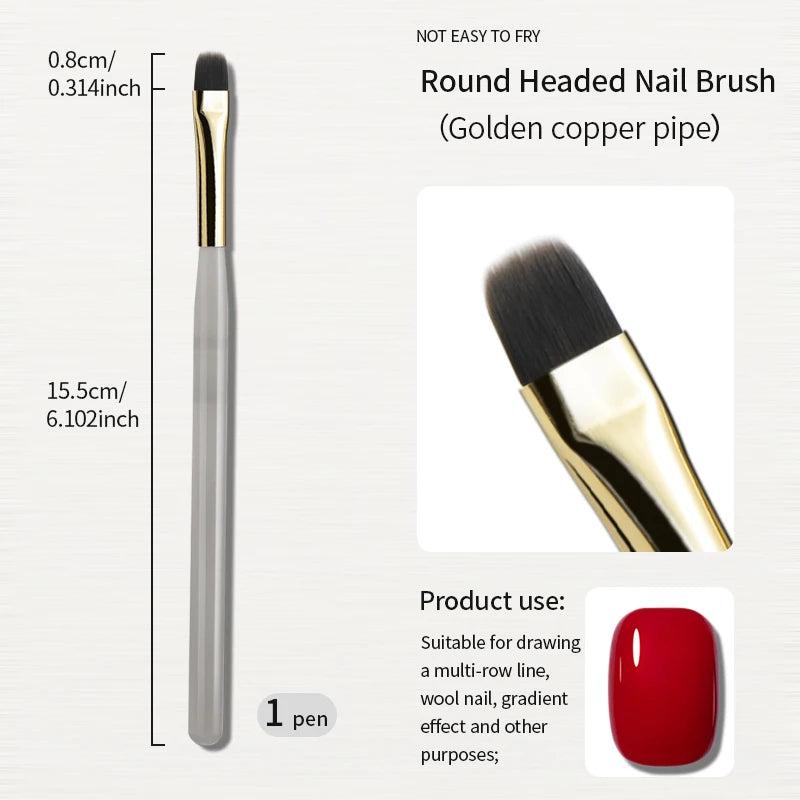 RSNAIL Nail Art Brush Gradient Painting Pen for Manicure Design