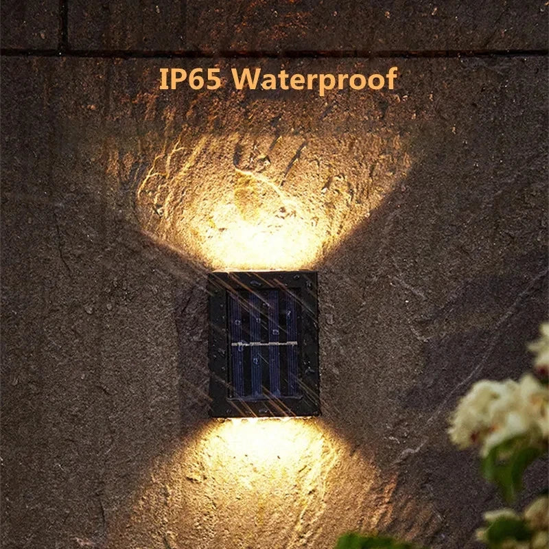 Waterproof Solar LED Outdoor Wall Light for Garden & Street Decor