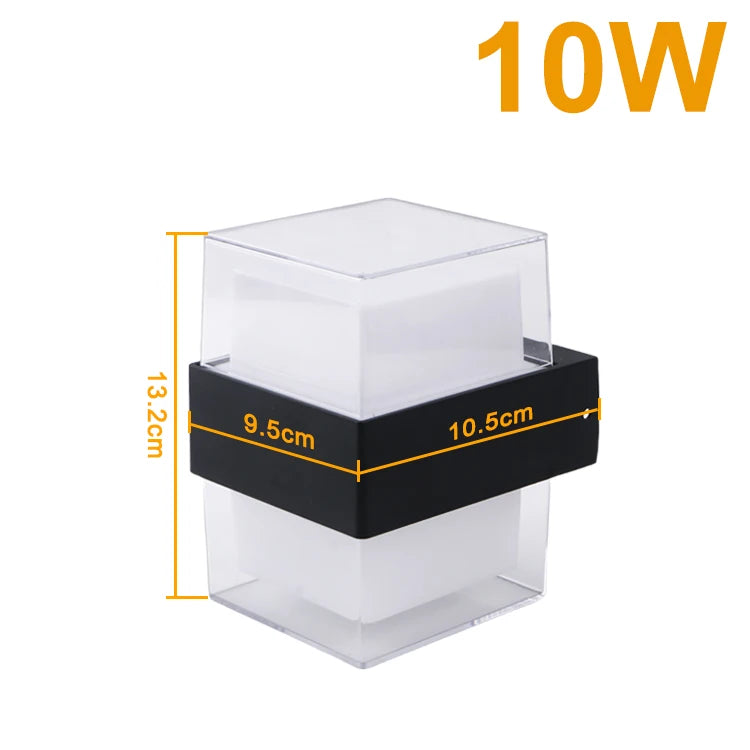 10W LED Wall Light Outdoor Porch Sconce Lamp