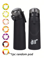 Air Water Bottle with Flavor Pods Leakproof Sports Cup