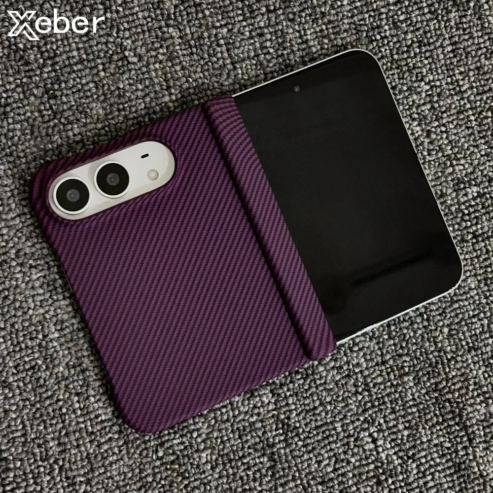 Carbon Fiber iPhone Duo Case | MagSafe Hinge Protection