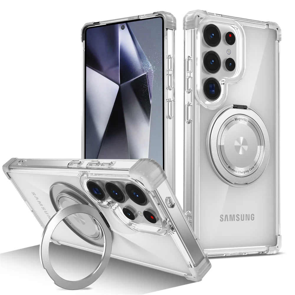 Magnetic Rotating Stand Case for Samsung Galaxy S21 S23 S24 S25 S26 Main image