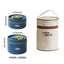 304 Stainless Steel Insulated Lunch Box Double Layer Sealed Food Container with Bag