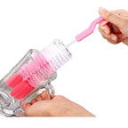 Baby Bottle Cleaning Brush Long Handle Sponge Brush