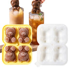 Bear Ice Cube Mold UK Silicone Food Grade Ice Tray & Freezer Molds