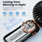 Coldsky 4000mAh Mini Fan UK 5-Speed 3-in-1 Portable Fan