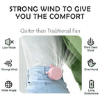 Clip-On Portable Fan UK Ultra-Quiet Mini Personal Fan