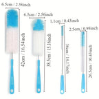 8PCS Bottle Cleaning Brush Set  Long Handle Cleaner