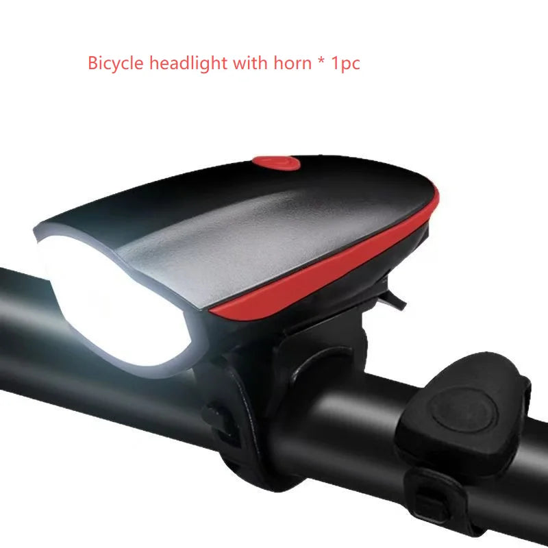 Type-C Rechargeable Bike Light with Digital Display