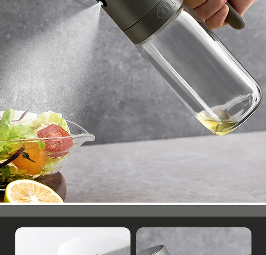 250ml Oil Spray Bottle Glass Olive Oil Sprayer for Cooking