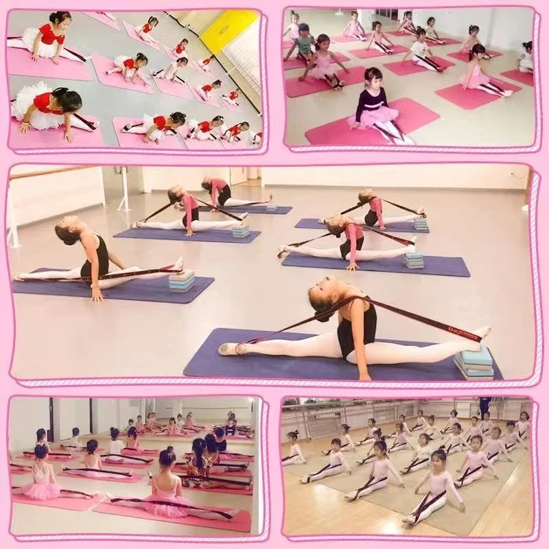 Yoga Stretch Strap Resistance Band Multi Loop Flexibility Trainer