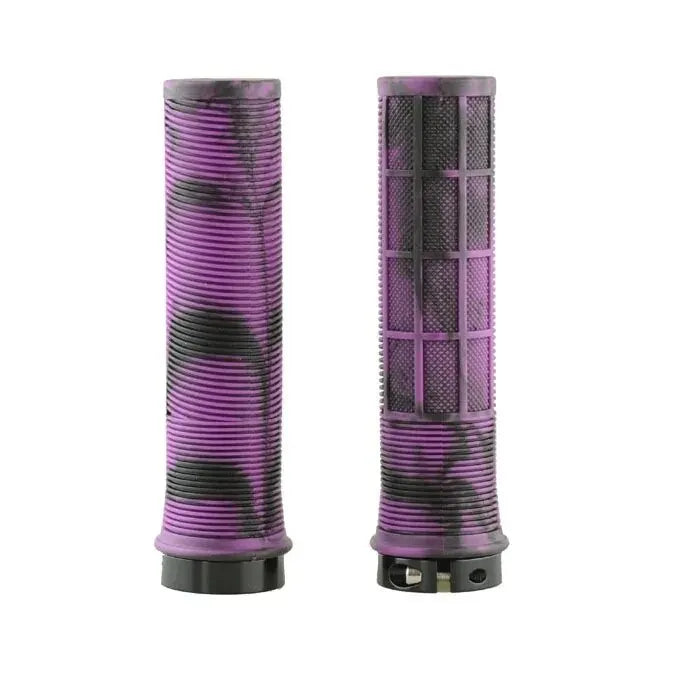 TPR MTB Bicycle Handlebar Grips Aluminum Lock-On Non-Slip Comfort