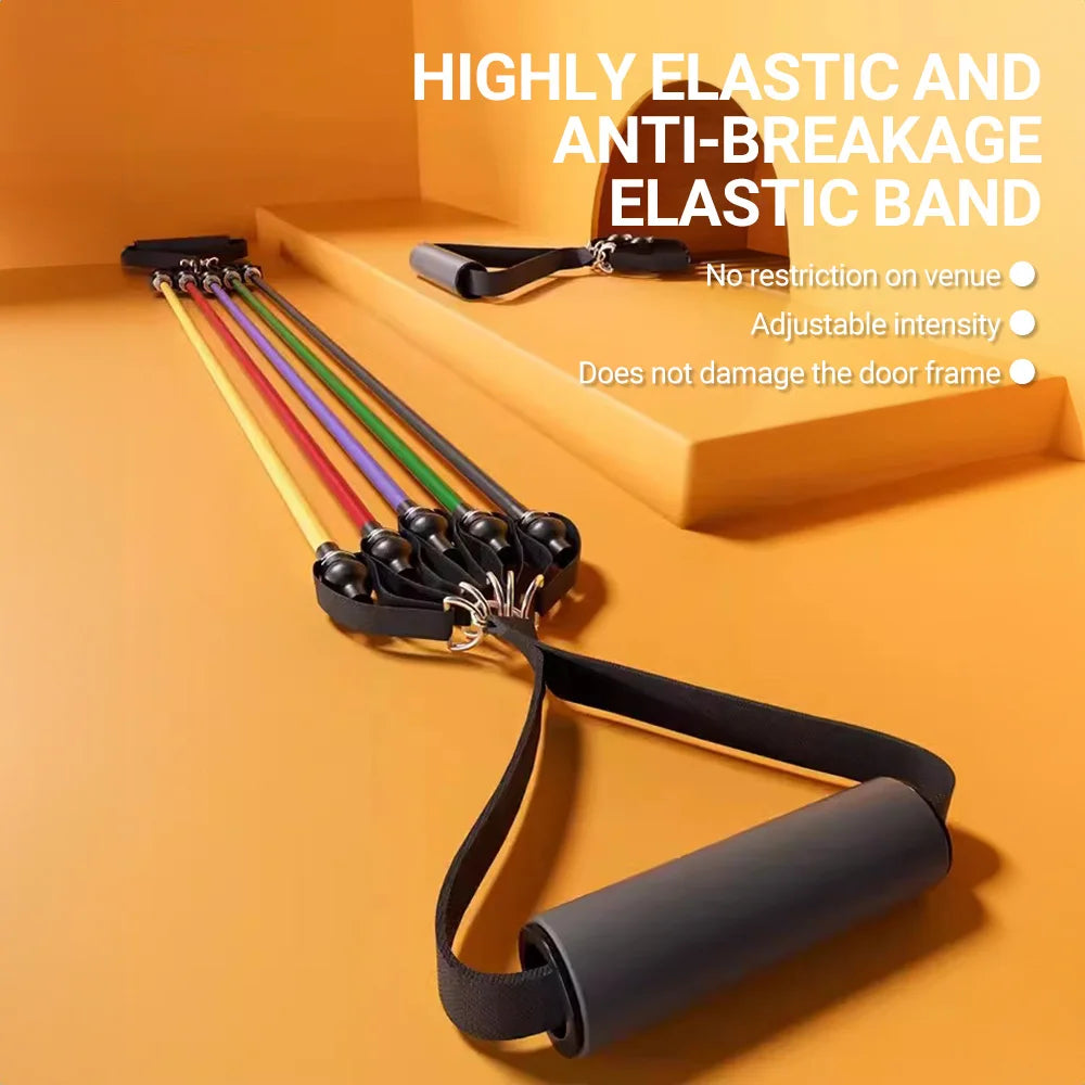 Pull Rope Resistance Bands Set Chest Expander Home Workout Gym