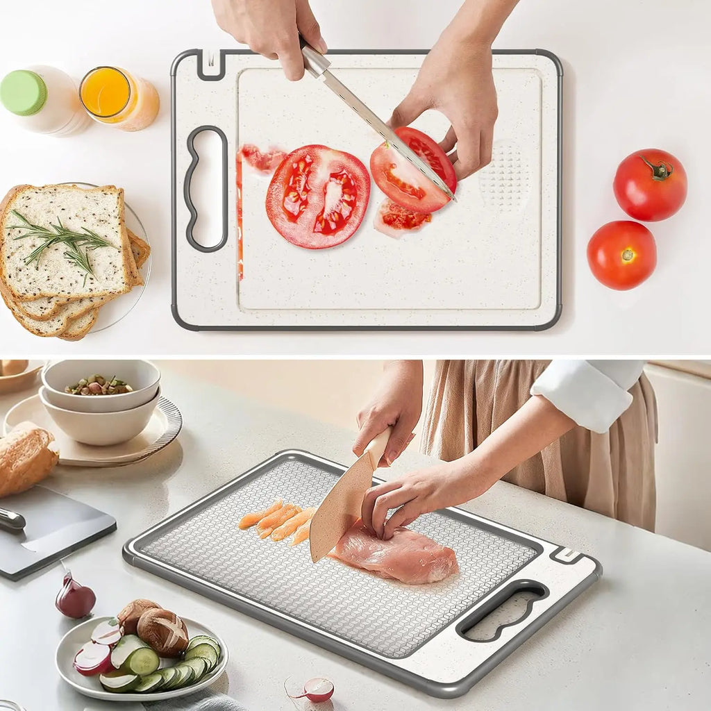 Stainless Steel Cutting Board Double-Sided Board