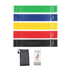 7Pcs TPE Resistance Bands Set for Home Gym and Booty Workout