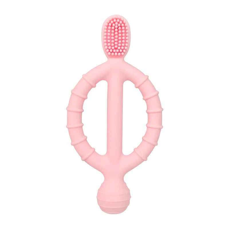 Baby Silicone Teether & Training Toothbrush BPA Free