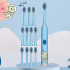Kids Electric Toothbrush Cartoon Space Series Soft Cleaning Brush