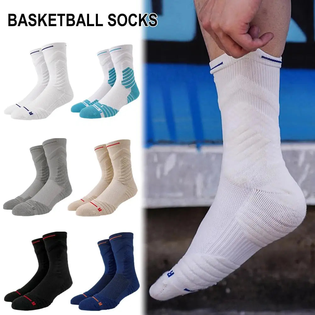 Bullfight 2.0 Elite Basketball Socks Men Thick Cushioned Sports