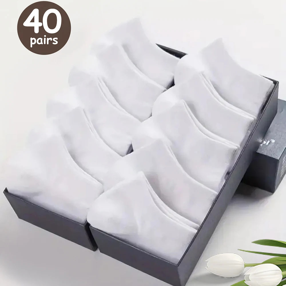 Men's Breathable Deodorant Low Cut Ankle Socks Sweat Wicking