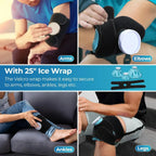 Ice Bag Elastic Wrap Cold Therapy for Knee and Joint Pain