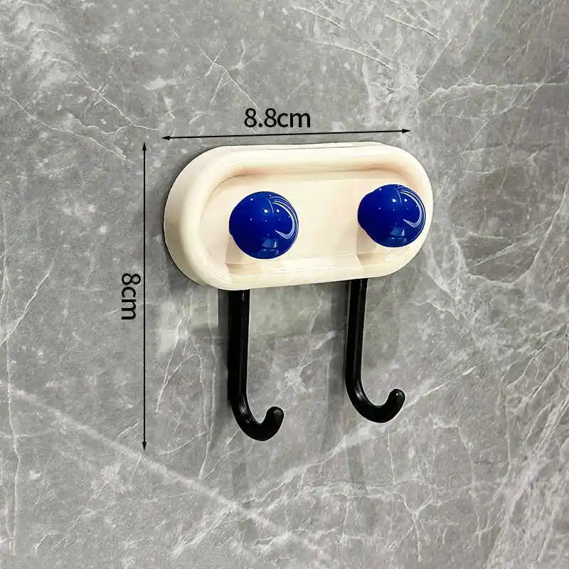 Adhesive Wall Hook Durable No-Drill Coat & Bathroom Storage Hook