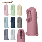 5PCS Baby Silicone Finger Toothbrush 360° Oral Care Brush
