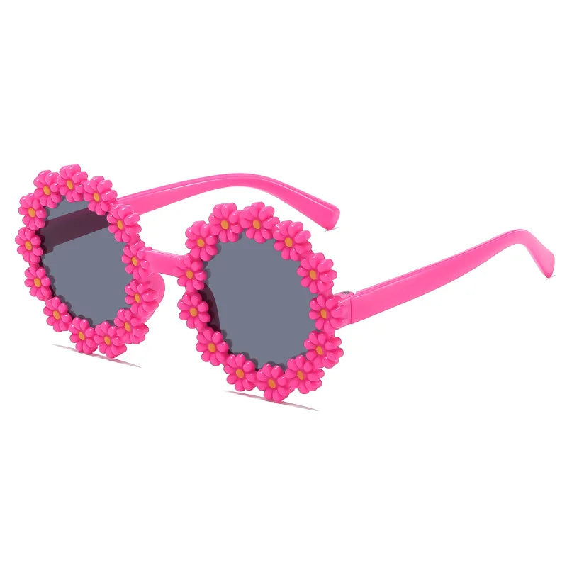 Kids Flower Sunglasses | Cute Daisy Round Shades for Children