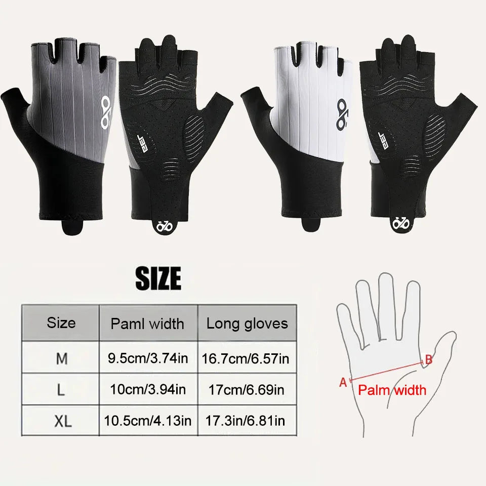 Summer Half Finger Cycling Gloves 3D Pad Anti Slip MTB Bike Secondary image