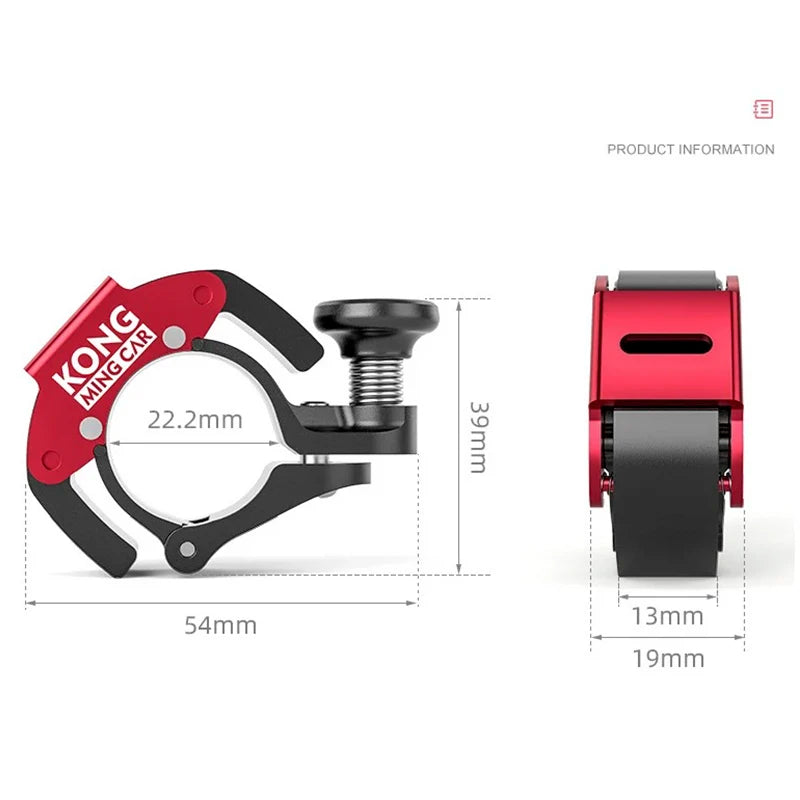 Aluminum Alloy Bicycle Bell Loud Bike Horn for 22.2mm Handlebars