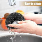 Stainless Steel Pot Brush Heavy-Duty Dish Scrubber