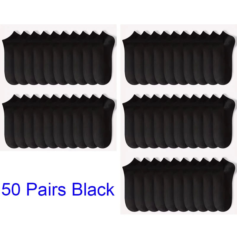 Unisex Ankle Socks Breathable Lightweight Sports Trainer Socks 5-10 Pack