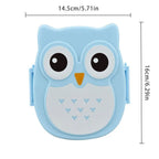 Portable Children Lunch Box Cartoon Bento Food Container with Cutlery Set
