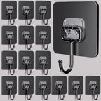 Rotating Self-Adhesive Hooks Waterproof Wall Storage Hook Set