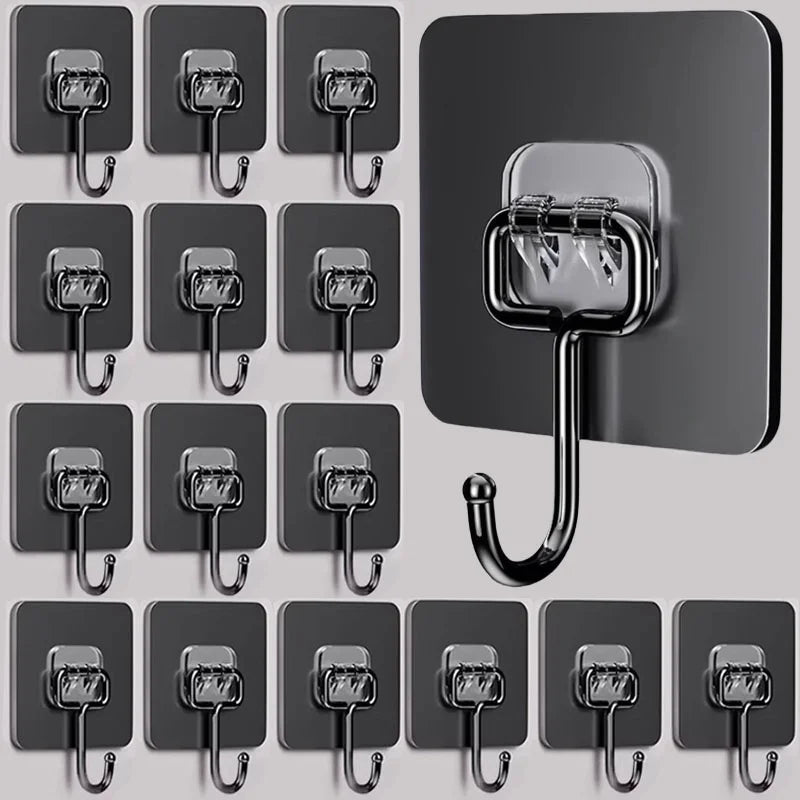 Rotating Self-Adhesive Hooks Waterproof Wall Storage Hook Set Main image