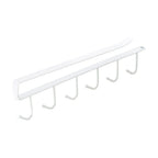 6 Hook Coffee Mug Holder Under Shelf Kitchen Cup Organizer