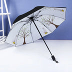 Buy Blue Sky Clouds Folding Umbrella UV Protection Parasol