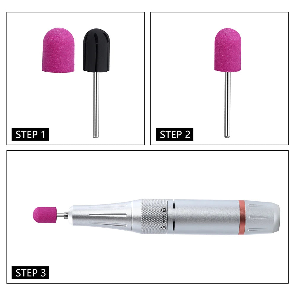 Sanding Bands & Caps for Nail Drill Pedicure Foot Care UK