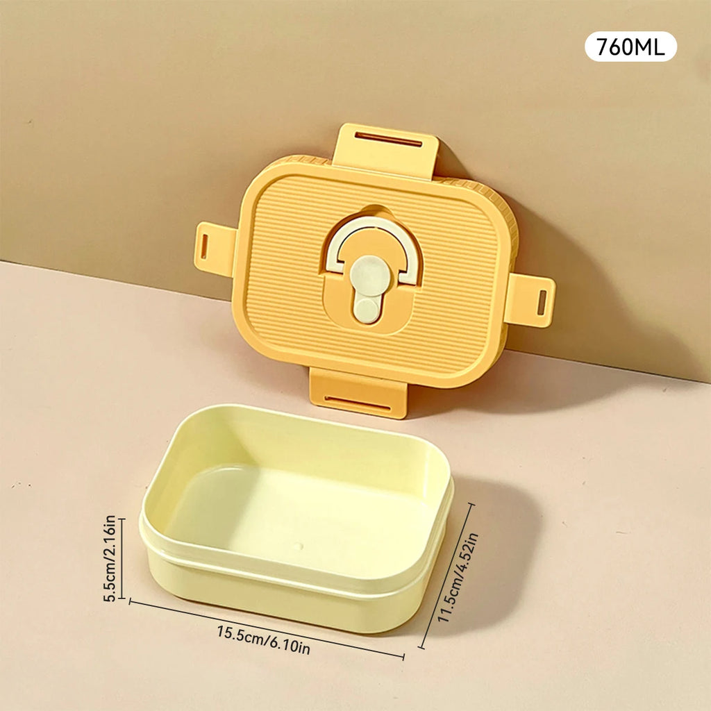 WORTHBUY Portable Lunch Box Leakproof Microwave Safe Bento Box