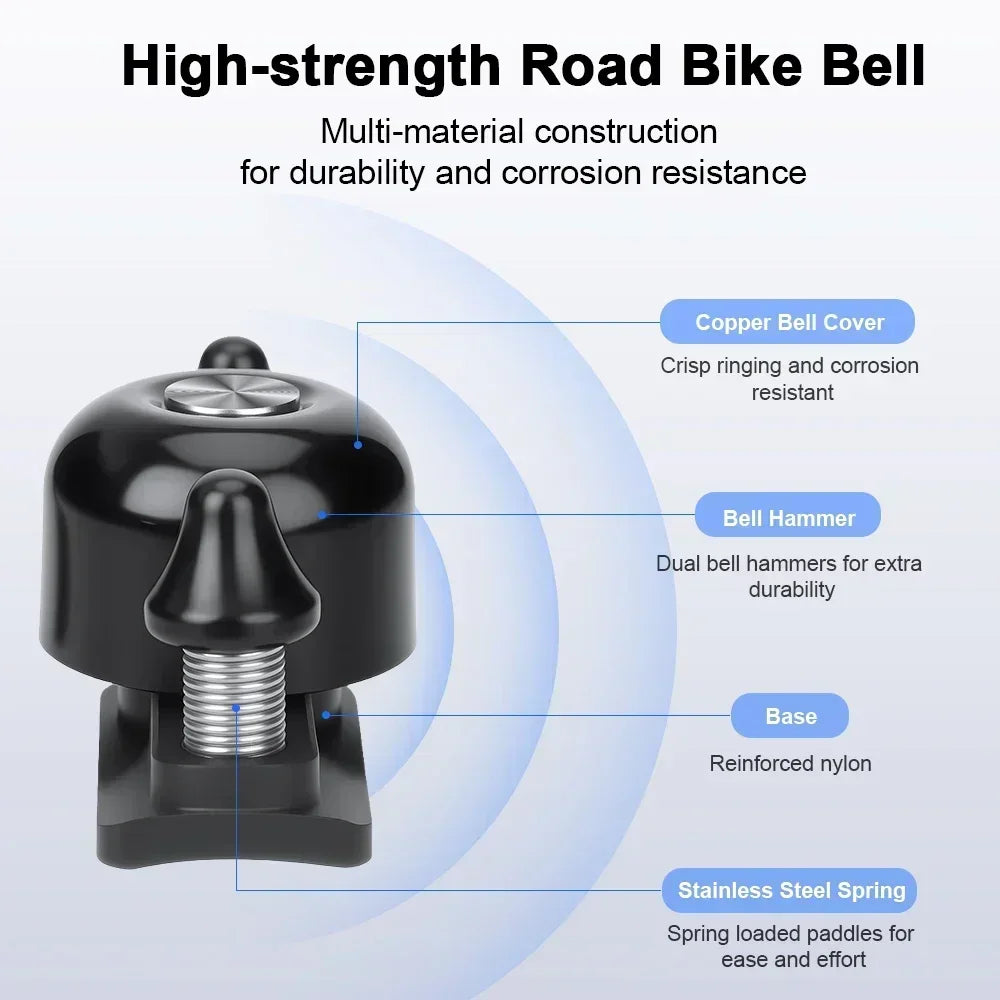 Extractme Mini Bike Bell 100dB Copper Alloy Road Cycling Bell