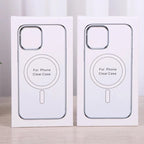 Crystal Clear Magnetic Case for iPhone 11 12 13 14 15 16 Pro Max