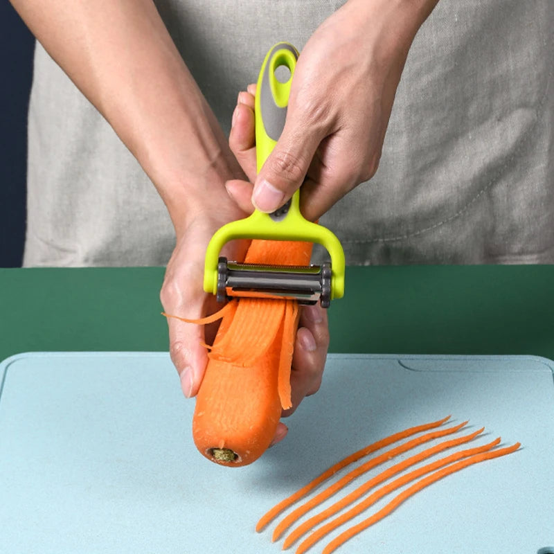 3 in 1 Rotary Vegetable Peeler Multifunction Grater & Julienne Slicer