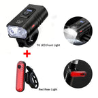 LED Bicycle Front Light Type-C Rechargeable Headlight