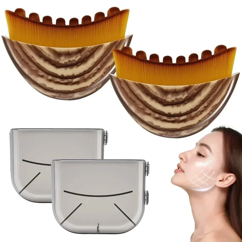 Facial Lymphatic Drainage Massage Brush Face Contour Sculpting Main image