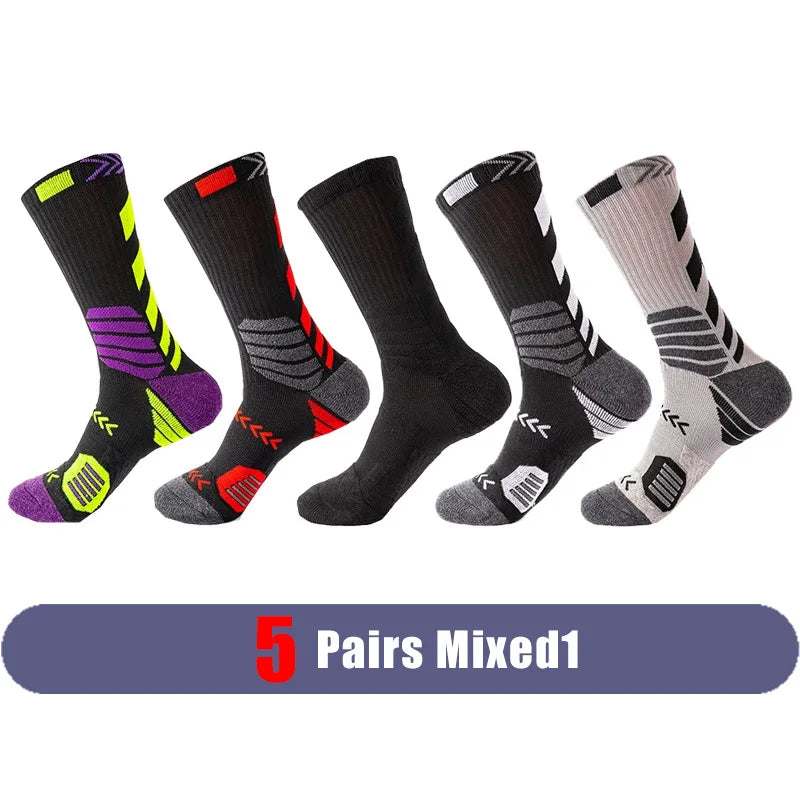 Elite Sport Compression Socks Running Cycling Basketball Socks Men