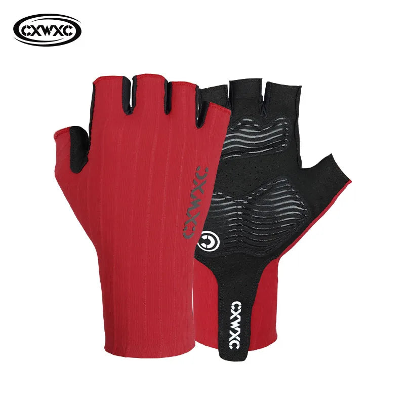 Half Finger Cycling Gloves Breathable Anti Slip MTB Wrist Support