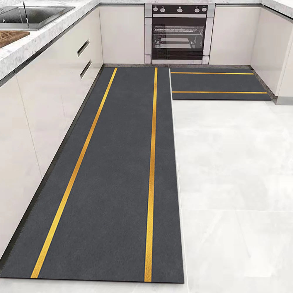 Kitchen Floor Mat UK Soft Washable Anti-Slip Area Rug