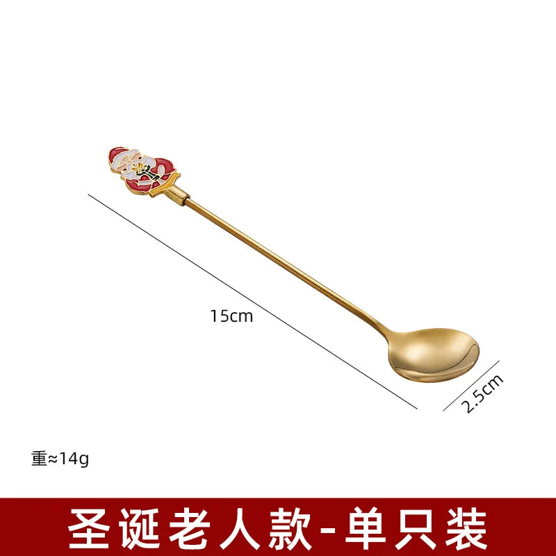 304 Stainless Steel Coffee Spoon – Modern Minimalist Dessert Stirring Spoon