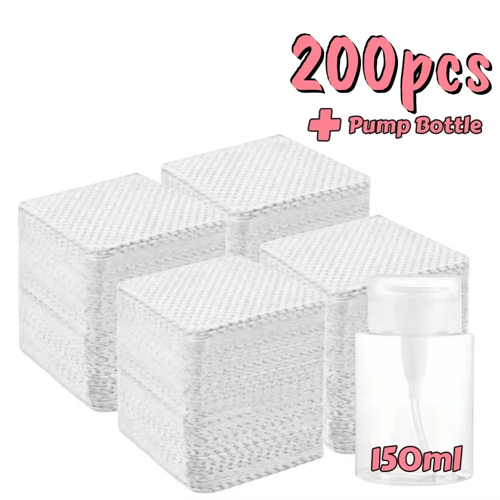 Lint-Free Nail Wipes Gel Cleanser Pads