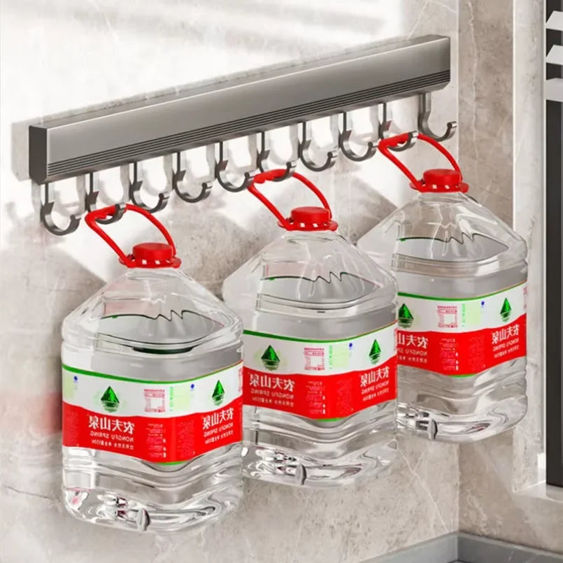 Kitchen Hook Rack Space Saving Organizer
