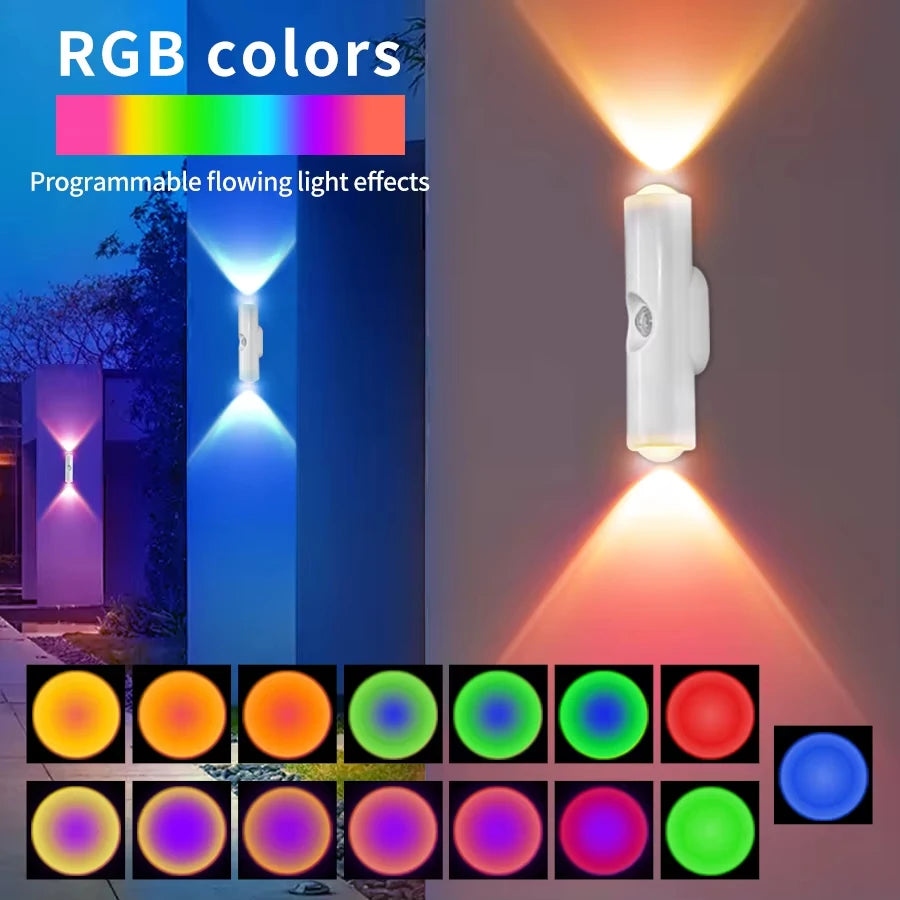 RGB Motion Sensor LED Night Light for Hallway, Cabinet & Stairs